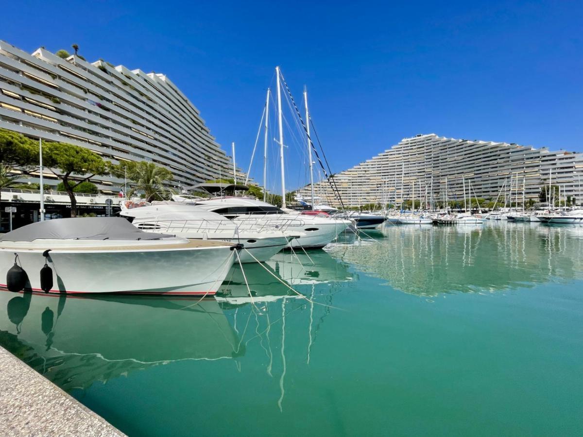 #41 Marina Riviera Bay - Marine Baie Des Anges - Studio Vue Mer Et Port Villeneuve-Loubet Zewnętrze zdjęcie